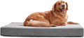 WATANIYA PET Extra Large Dog Bed, Cooling Dog Beds for Large Dogs, Washable Orthopedic Pet Bed for Crate with Joint Relief Memory Foam, Waterproof Liner and Plush Cover (41"x 29")