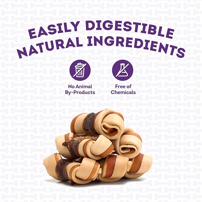 IncrediChews Bone w/Duck Meat Wrap Dog Chew Treats - 6 Count/1 Pack