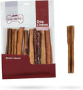 GigaBite Bully Sticks for Dogs All Natural Beef Pizzle Dog Chews, Odor & Rawhide Free Dog Treats, Long Lasting High Protein Chews Digestible Dental Dog Treat - Sticks (Premium 6"), Pack of 8
