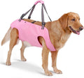 Mayerzon Dog Full Body Lift Harness, Support Sling Backpack for Senior Disabled Dogs, Front Hind Leg Joint Injuries, Help Up & Down Stairs Walk Hiking Grooming Harness, Reflective, Soft Padded Handle