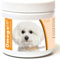 Healthy Breeds Bichon Frise Omega HP Fatty Acid Skin and Coat Support Soft Chews 60 Count