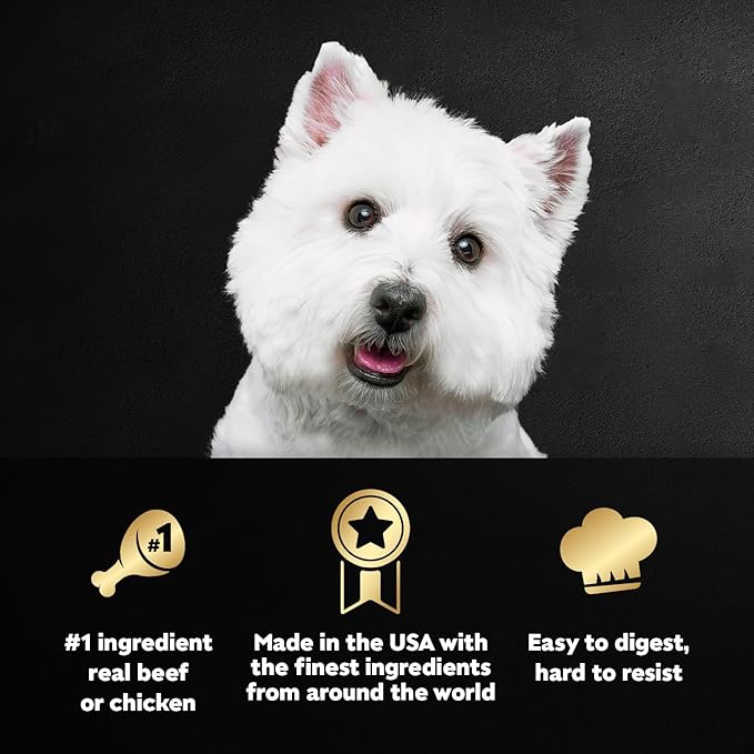 Cesar Wet Dog Food Steak and Chicken Lovers Variety Pack, Adult, Wet Food for Dogs with Real Beef or Chicken, 3.5 oz Easy Peel Trays, 36 Count