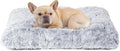 EHEYCIGA Fluffy Dog Crate Bed for Medium Dogs, Plush Faux Fur Crate Pad, Calming Anti Anxiety Medium Dog Bed, Washable Soft Warm Crate Mat with Non-Slip Bottom