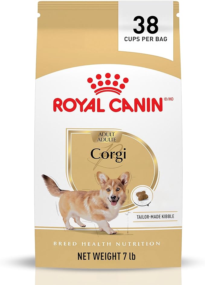 Royal Canin Corgi Adult Dry Dog Food, Kibble for Corgis 12 Months+, Supports Digestion and Weight Management, 7 lb Bag
