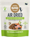 Because It’s Better Slow Baked & Air Dried Dog Food - Real Chicken & Veggies - Complete & Balanced Dry Dog Food - Grain Free, High Protein, Natural Nutrition for All Life Stages, 3 lb Bag