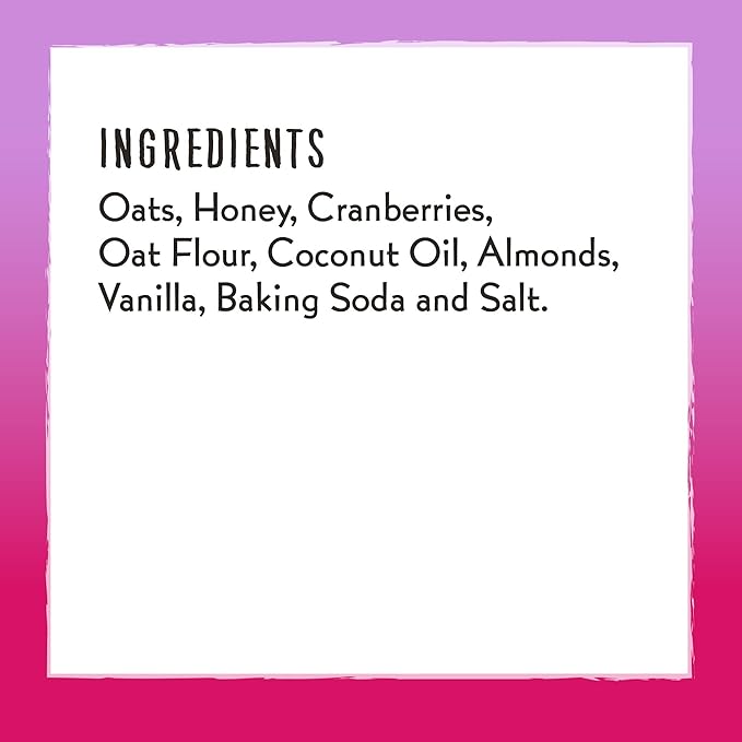 Charlee Bear Bearnola Bites Dog Treats, Cranberry Cobbler Flavor, 8oz (Pack of 2)