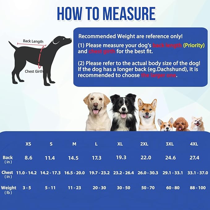 SlowTon Dog Surgery Recovery Suit - Zipper On Dog Onesies After Surgery for Female Male Dogs, Abdominal Wounds Bandages Cone/E-Collar Alternative Dogs Body Suit Shirt Anti-Licking (Grey,3XL)