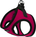 Bark Appeal Raspberry Step-in Dog Harness for Large to Extra Large Sized Pets – Updated Sizing, Re-Measuring is Essential – Soft Vest Harness – Anti-Choke with Adjustable Strap & Heavy Duty Clip – XL