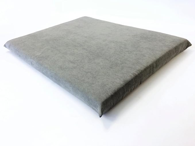 Luxurious Comfort Pet Dog Bed External Cover for Small and Large Dogs - Cover ONLY (47"x29" (45"x27"x3"), Suede - Gray)