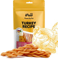 iPaw Turkey Dog Treats, All Natural Human Grade Dog Treat, Suitable for Training chew, Hypoallergenic, Rawhide Alternative,Braided Stick (Sweet Potato)
