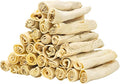 hotspot pets 8-9 Inch Large Rawhide Dog Chew Bones - Made from Grass Fed Cows - Great for Dental & Oral Care for Aggressive Chewers Large Dogs