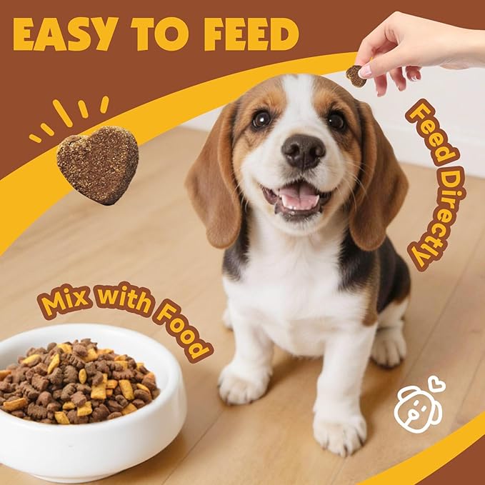 Mushroom Chews for Dogs, Turkey Tail Mushroom for Dogs, Immune Health, Digestive, Skin, Energy, Joint Support, 13 Organic Mushroom Complex with Shiitake, Maitake, Reishi, Lion's Mane, 140 Chews