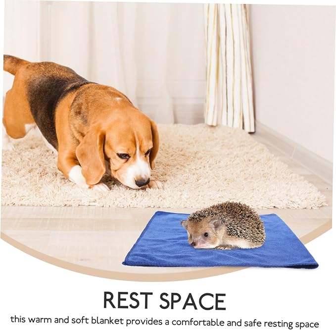 5pcs Guinea Pig Bedding Mats Washable Blanket Pet Blankets Small Animal Bedding Cage Liner Absorbent Cozy