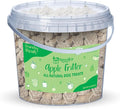 Spunky pup Every Day Biscuit Dog Treats - All-Natural, Handmade in USA, Perfect for Training or Snacking, 4 lb Resealable Bucket- Bucket of Biscuits- Apple Fritter Flavor