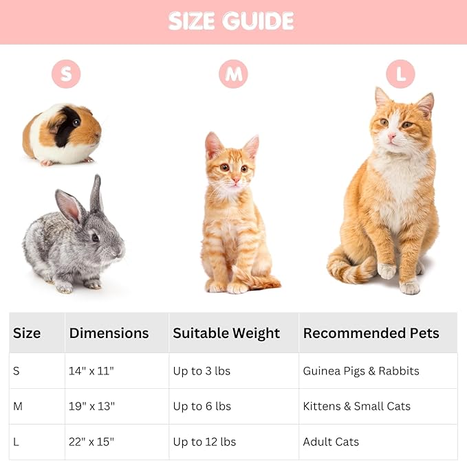 4 Pack Cat Bed Mat, 22" x 15" Soft Fluffy Flannel Small Pet Blanket, Washable Sleeping Pad for Indoor Cats, Kittens, Puppies, Star Print - Pink
