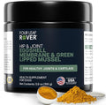Hip & Joint - Joint Supplement for Dogs with Green Lipped Mussel, Eggshell Membrane and Curcumin - Veterinarian Formulated - 60 Day Large Dog Supply