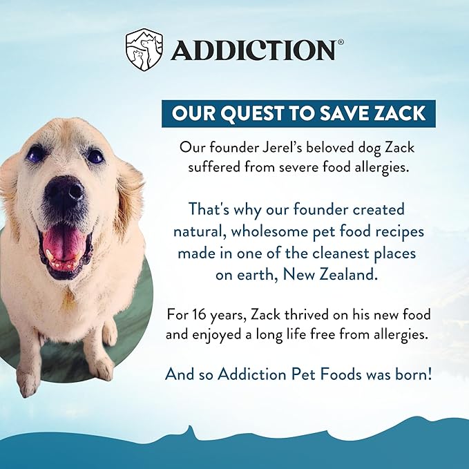Addiction Meaty Bites - Hypoallergenic Dog Treats - Made in New Zealand - High Meat Content - Gluten and Grain-Free - Soft and Allergy Friendly Dog Treats (Beef, 4 Ounces - 3 Packs)