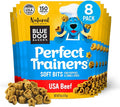 Blue Dog Bakery Perfect Trainers, Mini Dog Training Treats, Soft & Chewy, Made w/USA Beef, Healthy Treats, All Natural, Extra Small, 6 oz (Pack of 8)