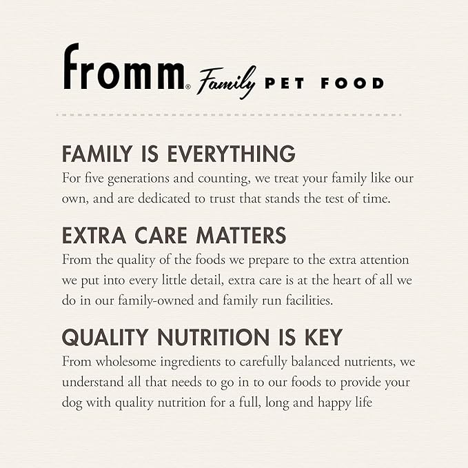Fromm Classic Adult Whitefish & Rice Dog Food - Premium Dry Dog Food for Large, Medium, & Small Breeds - Whitefish & Rice Recipe - 30 lb