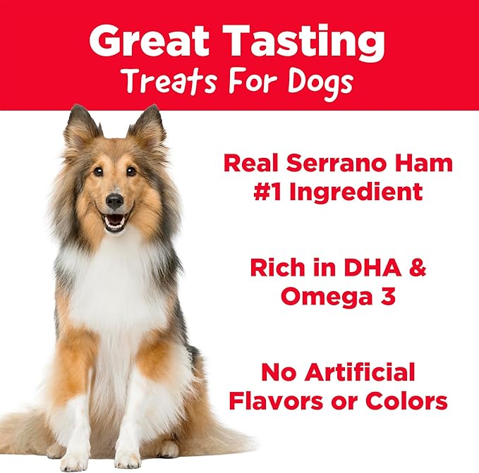 Country Kitchen Pork Soft Chew Dog Treats, Great Tasting, Made with Real Pork, Rich in DHA & Omega 3, 16 oz (Pack of 2)