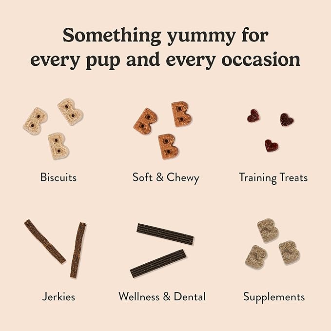 Bocce's Bakery Love Potion No. K-9 Valentine's Dog Treats - Wheat-Free, Natural Soft & Chewy Cookies Made with Real Ingredients - Baked in The USA, 6 oz