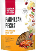 The Honest Kitchen Human Grade Dog Treats Parmesan Pecks: Duck, Parmesan & Cherry Recipe, 8 oz Bag