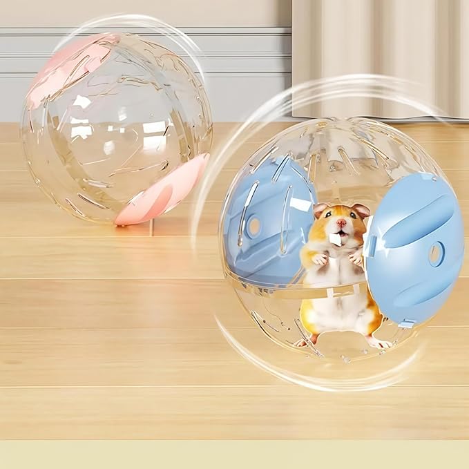 Hamster Car,Hamster Wheel, Running Ball 2025 New,Exercise Bikes for Ferrets and Animals (Blue)