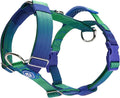 Spark Paws No Pull Dog Harness with Handle for Large Dogs, Heavy Duty Dog Harness for Big Strong Breeds, Adjustable, Y Shaped Padded Halter Design with Front Clip - Lime Wave - S