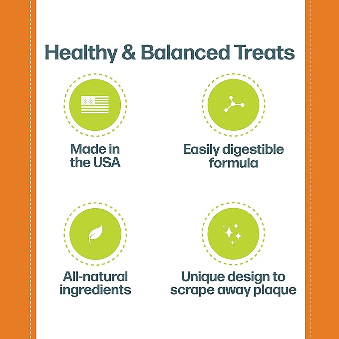 Fido - Doozie Bones Dental Care Treat for Dogs, Peanut Flavored, Made with Sunflower, Chia, & Flax Seeds-Naturally Freshens Breath, Reduces Plaque & Whitens Teeth 21ct - Mini Treats