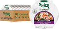 Nutro So Simple Wet Dog Food Meal Complement, Dog Food Toppers Chicken & Duck Recipe in Bone Broth, 2 oz. Trays (10 Count, Pack of 1)