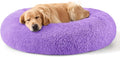 Dog Beds Large Sized Dog and Cats, 32in Pet Beds for Large Pet, Washable Indestructible Extra Large Dog Bed (Purple)