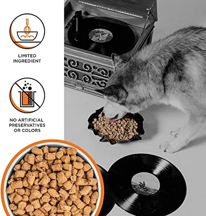 BIXBI Liberty Freeze-Dried Dog Food Topper & Treats, Chicken – 98% Meat & Organs, No Refrigeration – USA Made, 12 oz