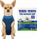 Surgi Snuggly Dog Surgery Recovery Suit - Dog Onesie for Post Surgery Recovery, Female Spay & Male Neuter, Surgical Suit for Dogs, E-Collar Cone Alternative, Double Blue - Extra Small - 10"-11.5" (EC)