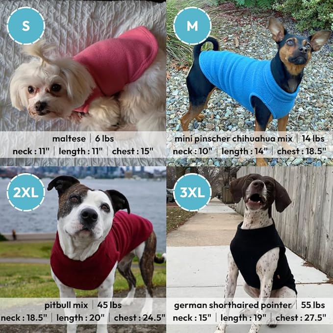 Gooby - Stretch Fleece Vest, Pullover Fleece Vest Jacket Sweater for Dogs, Brown, 6X-Large