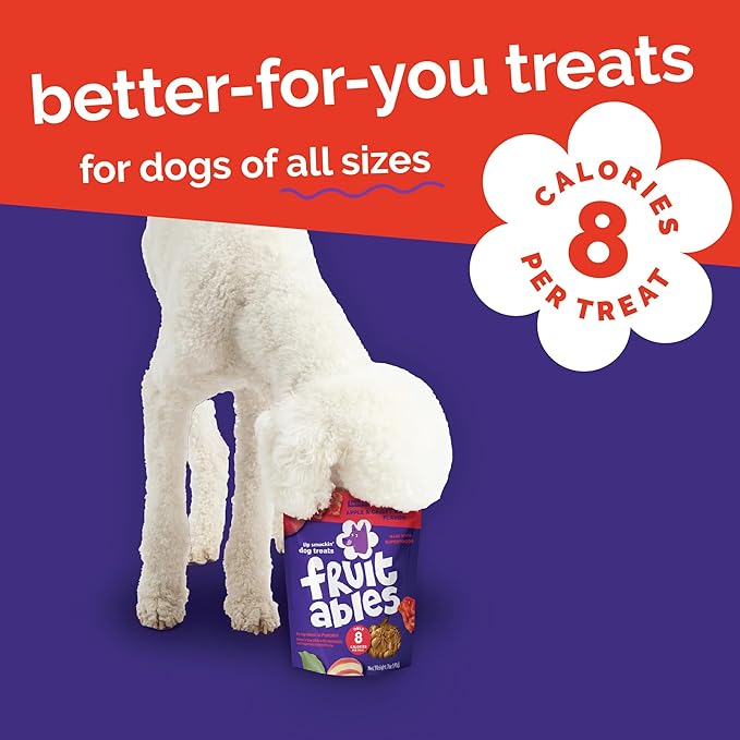 Fruitables Pumpkin Dog Treats, 7oz, Crunch Variety Pack of 6