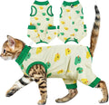 Cat Recovery Suit with Hind Legs, Breathable Onesie After Surgery Female for Abdominal Wounds or Skin Diseases, Anti-Licking Full Body Pet Surgical Pajamas, E-Collar Alternative Wear