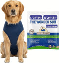 Surgi Snuggly Dog Surgery Recovery Suit - Dog Onesie for Post Surgery Recovery, Female Spay & Male Neuter - Surgical Suit for Dogs, E-Collar Cone Alternative, Double Blue - X-Large - 21" - 24" (EC)