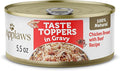 Applaws Taste Toppers, Grain-Free Dog Food Topper, Limited Ingredient, Chicken Breast with Beef in Gravy (12 x 5.5oz Cans)