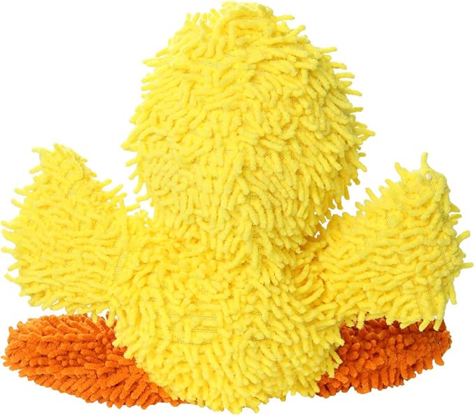 MIGHTY- Microfiber Ball - Farm – Made with Squeaker Balls and Minimal Stuffing. Strong & Tough. Interactive Play. Machine Washable & Floats (Duck, Medium 2 Pack)