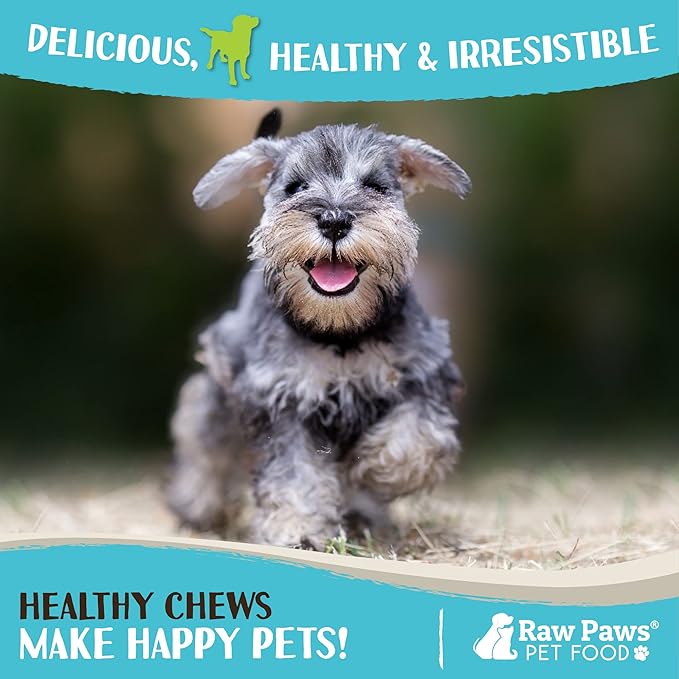 Raw Paws Wild-Caught Rabbit Treats for Dogs, 6-oz - Packed in USA - Rabbit Dog Treats - Corn, Soy & Grain Free Bites - Single Ingredient