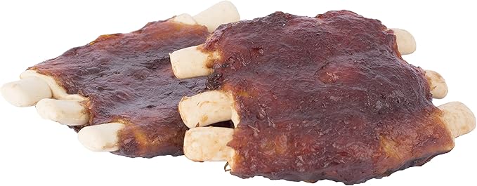 SmartBone Grill Masters Ribs Half Racks 5 Count, Rawhide-Free Chews for Dogs