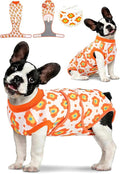 Dog Surgery Recovery Suit, E-Collar & Cone Alternative, Surgical Onesie for Dogs Cat Female Male After Spayed, Soft Body Suits Post Spay Neuter, Small Pet Anti Licking Abdominal Wounds Onesies,Onsie S