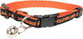 NFL CAT Collar Cleveland Browns Satin Cat Collar Football Team Collar for Dogs & Cats. A Shiny & Colorful Cat Collar with Ringing Bell Pendant