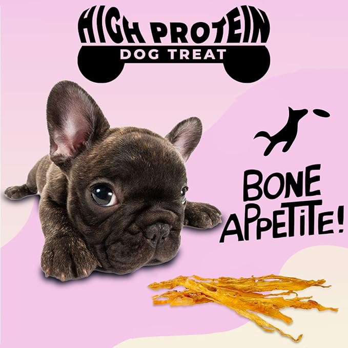Turkey Tendons for Dogs - Turkey Dog Treats, Tenderloin - Made in The USA -Hypoallergenic Treats for Dogs - 6 oz