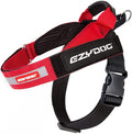EzyDog Express Dog Harness - Adjustable Dog Harness for Large, Medium, and Small Dogs with Padded Ergonomic Anti-Chafing Design, Grip Handle, & Easy Side Buckle (XS, Red)