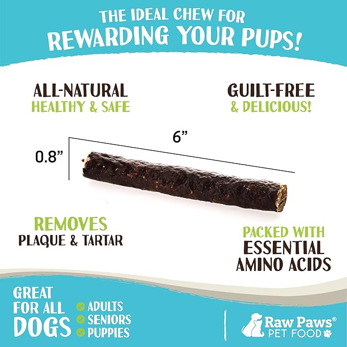 Raw Paws Wild-Caught Rabbit Treats for Dogs, 6-oz - Packed in USA - Rabbit Dog Treats - Corn, Soy & Grain Free Bites - Single Ingredient