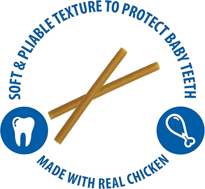 N-Bone Puppy Teething Treats,Chicken,3.74 oz (111150),(Pack of 2)
