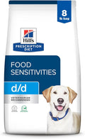 Hill's Prescription Diet d/d Food Sensitivities Dry Dog Food, Potato & Duck, 8 lb. Bag