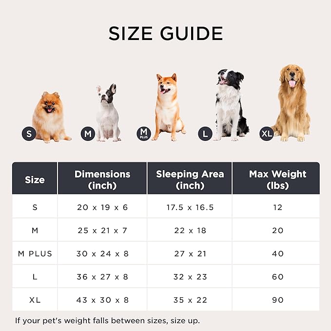 Bedsure ComfyFleece™ Washable Dog Bed for Medium Dogs - Cute Furry Puppy Beds, Rectangle Orthopedic Corduroy Fleece Pet Beds with Removable Zipper Cover, 30x24x8inches, Blue