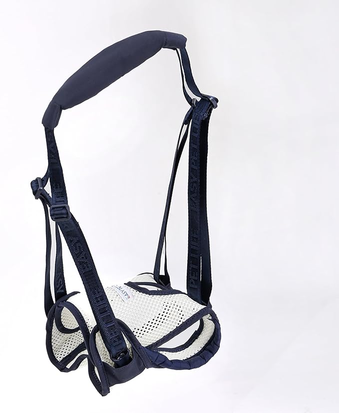 Dog Lift Harness for Back Legs - Adjustable Mobility Aid for IVDD/Paralyzed/Senior Dogs (3-in-1 Sling Design), Comfortable Leg Support, Instantly Help Your Dog Walk Again (Blue, M)